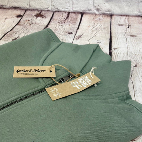 Spoke and Solace SS Giro Inspired - 1/4 Zip Sweatshirt - (unisex)