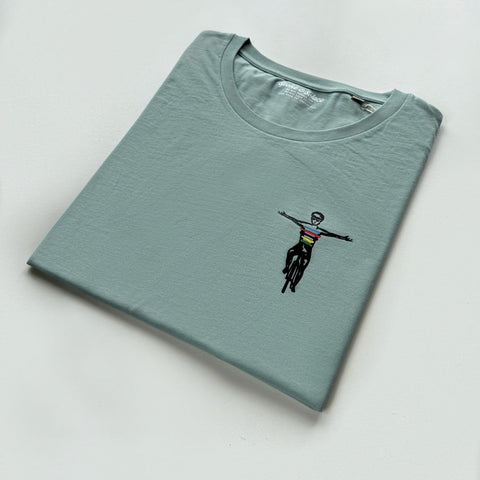 Women's Finish Line Tee - Left Chest Print - Spoke & Solace
