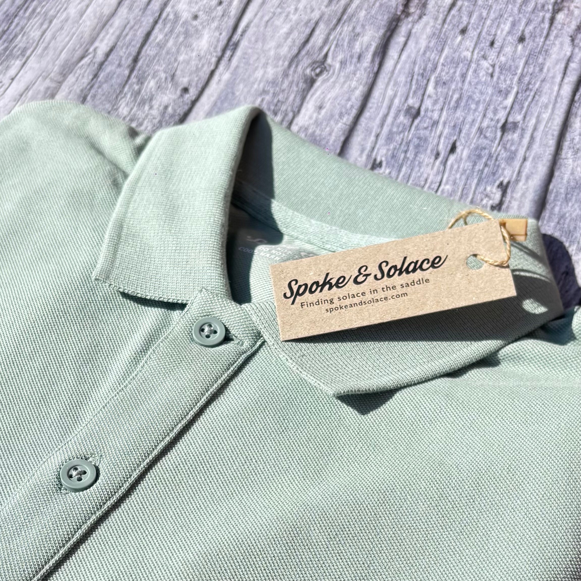 Spoke & Solace SS Embroidered Jaune Polo Shirt