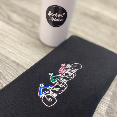 Bike Tour Embroidered Sweatshirt - Spoke & Solace