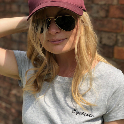 Women's Cycliste Embroidered T-Shirt - Spoke & Solace