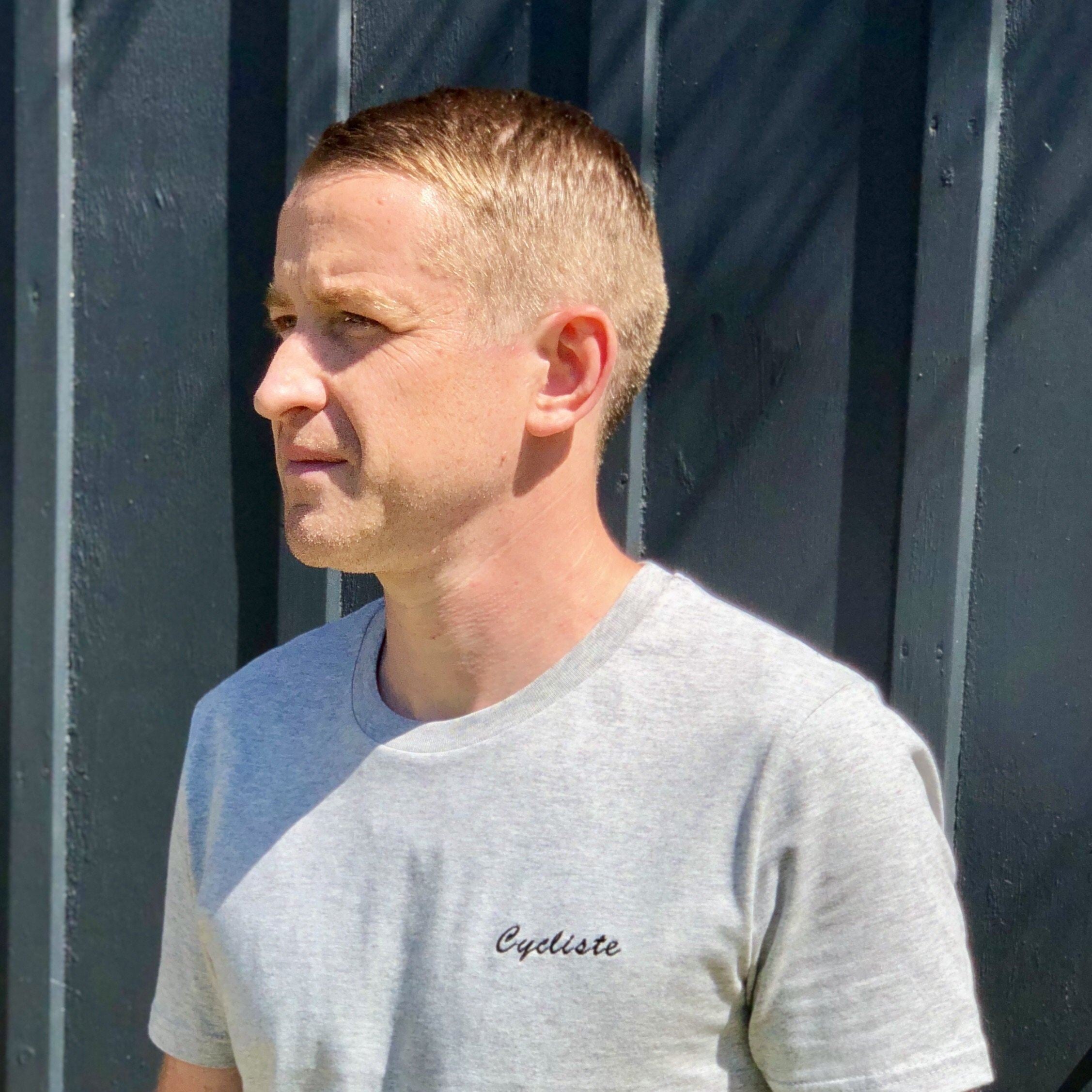 Cycliste Embroidered T-Shirt - Spoke & Solace